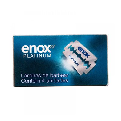 Lâminas de Barbear em Aço Inoxidável Enox Platinum
