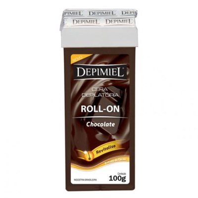 Cera Depilatória Roll-on Chocolate Depimiel
