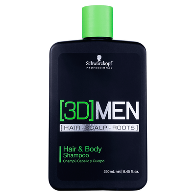Shampoo 3D Men Hair & Body Schwarzkopf