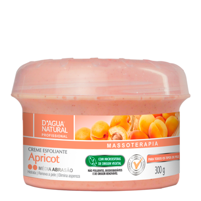 Creme Esfoliante Apricot Média Abrasão D'agua Natural