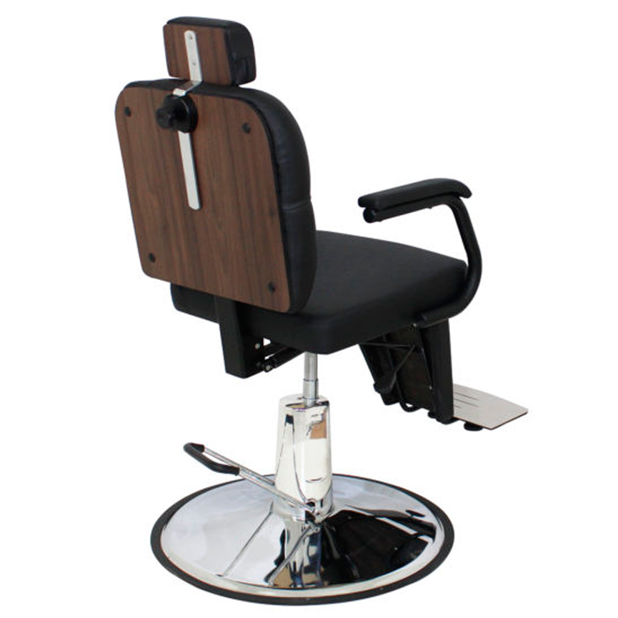 Cadeira de Barbeiro Viking Kixiki Preto Croco