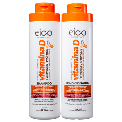 Kit Eico Vitamina D Shampoo + Condicionador
