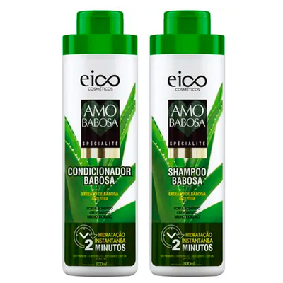 Kit Eico Amo Babosa Shampoo + Condicionador