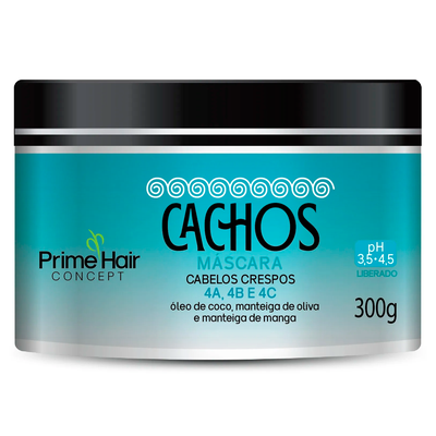 Máscara Cachos Prime Hair Concept Cabelos Crespos