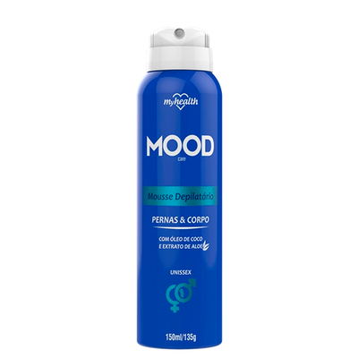 Spray Mousse Depilatório Mood Care Pernas e Corpo My Health