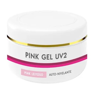 Pink Gel Para Alongamento de Unhas Muy Biela 30g