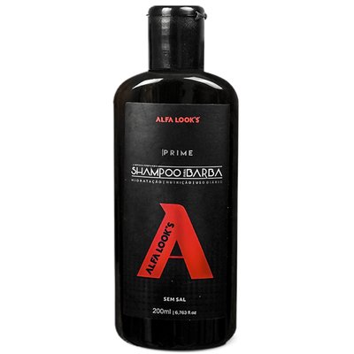 Shampoo Prime para Barba Limpeza Profunda Alfa Looks
