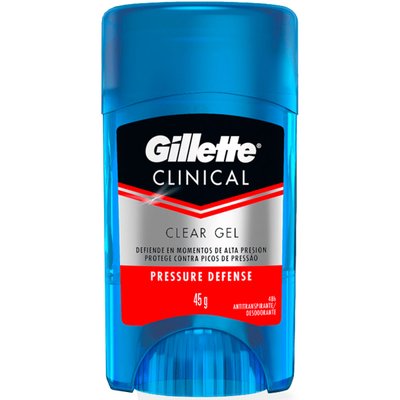 Desodorante Clinical Pressure Defense Gillette Clear Gel