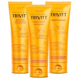 kit shampoo condicionador trivit