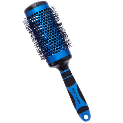 Escova de Cabelo Azul Térmica Vazada Marco Boni