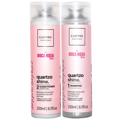 Kit Shampoo + Condicionador Cadiveu Essentials Quartzo Shine By Boca Rosa