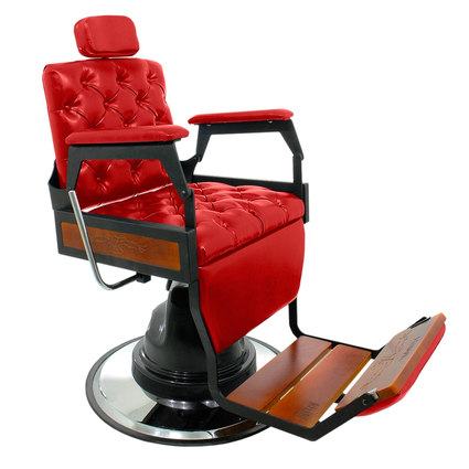 Melhor e mais barato de couro vermelho Antique barbeiro cabeleireiro  Presidente - China Barbeiro cadeira, Barato Barbeiro Cadeiras