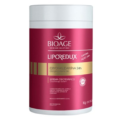 Creme de Massagem Lipo Redux Cryogel Cafeína 24H Bioage