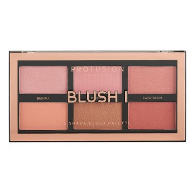 Paleta de Blush Profusion Cosmetics 6 Cores